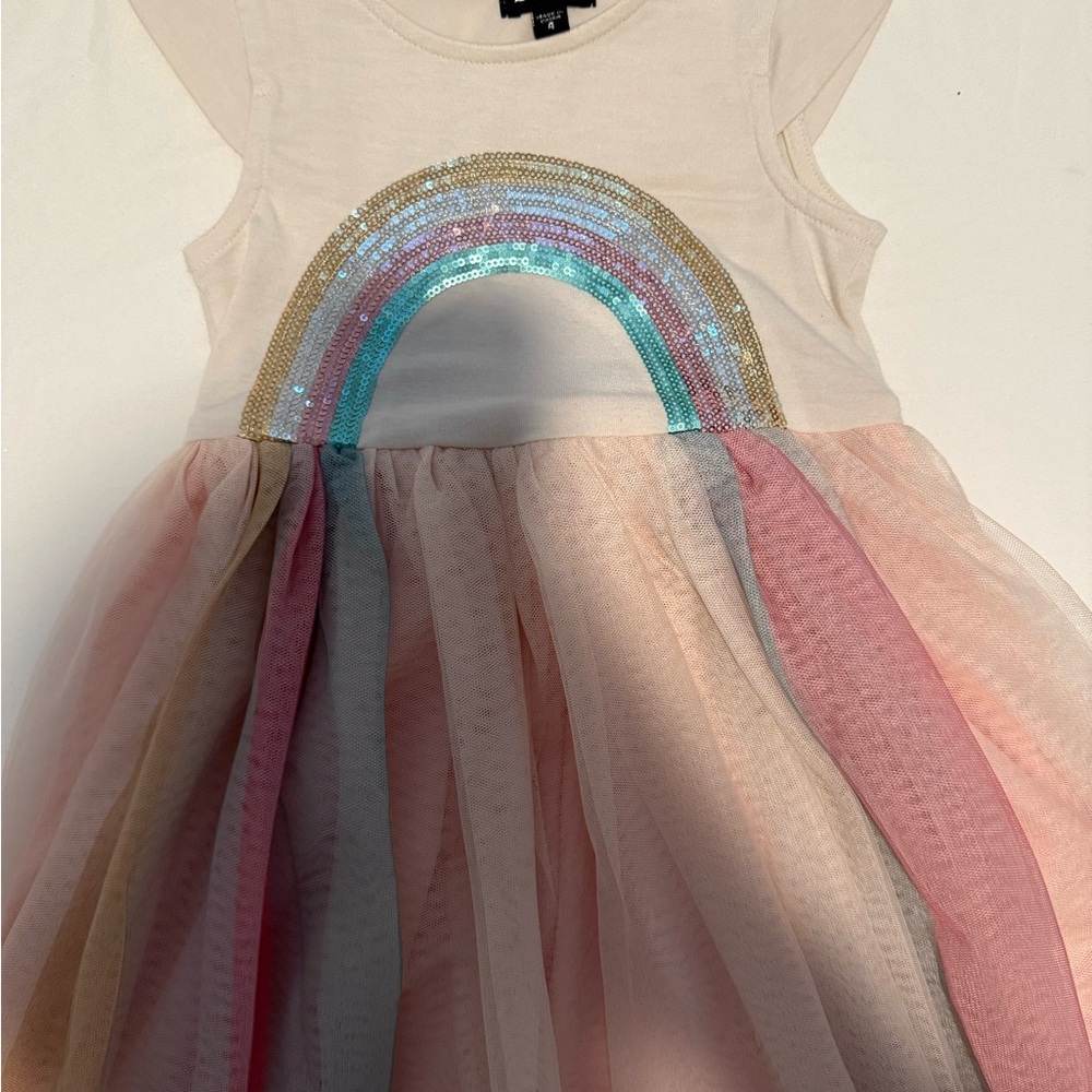 Zunie Rainbow Tulle Dress
